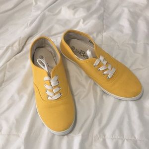 Yellow shoes
